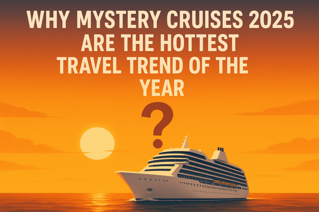Why Mystery Cruises 2025 Are the Hottest Travel Trend of the Year